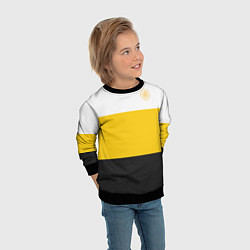 Свитшот детский За веру царя и святую триединую Русь КЦК желтый, цвет: 3D-черный — фото 2