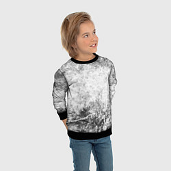 Свитшот детский Абстракция - серый ветер, цвет: 3D-черный — фото 2
