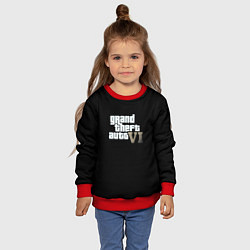 Свитшот детский GTA 6 game, цвет: 3D-красный — фото 2