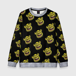 Детский свитшот Паттерн - Шрек