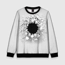 Детский свитшот Взрыв стены изнутри