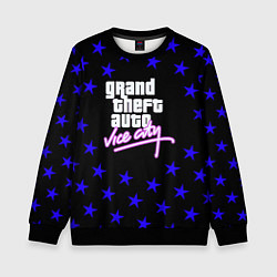 Свитшот детский GTA star vice city, цвет: 3D-черный