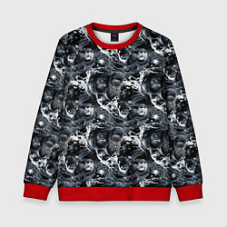 Детский свитшот Выдры купаются в речке - паттерн