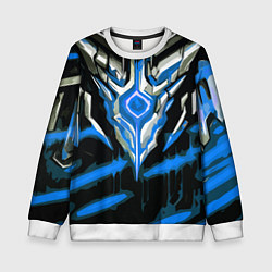 Детский свитшот Абстрактная синяя руна