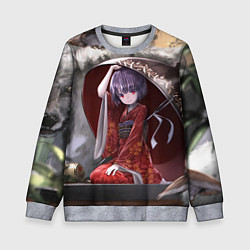 Свитшот детский Touhou Project Симмёмару Сукуна, цвет: 3D-меланж