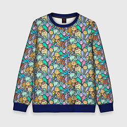 Детский свитшот Животные и узоры