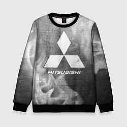 Свитшот детский Mitsubishi - grey gradient, цвет: 3D-черный