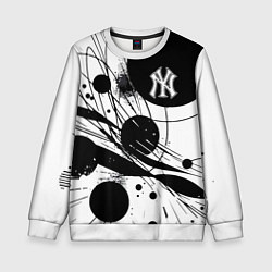 Детский свитшот New York Yankees baseball team - abstraction