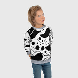 Свитшот детский Fashion abstraction - ai art fantasy, цвет: 3D-меланж — фото 2