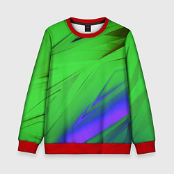 Детский свитшот Кислотно неоновая геометрия