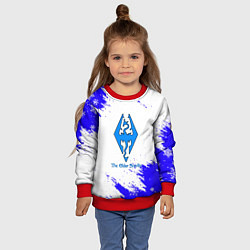 Свитшот детский Скайрим зима, цвет: 3D-красный — фото 2