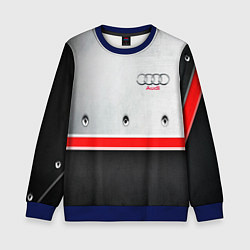 Свитшот детский Audi metal sport, цвет: 3D-синий
