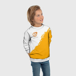 Свитшот детский Half life 3 краски, цвет: 3D-белый — фото 2