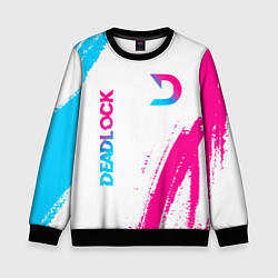 Детский свитшот Deadlock neon gradient style вертикально
