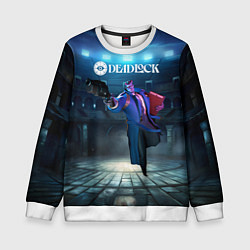 Свитшот детский Deadlock Абрамс, цвет: 3D-белый