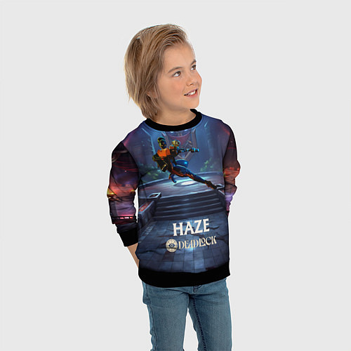 Детский свитшот Haze Deadlock / 3D-Черный – фото 3