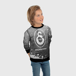 Свитшот детский Galatasaray - grey gradient, цвет: 3D-черный — фото 2