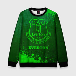 Свитшот детский Everton - green gradient, цвет: 3D-черный
