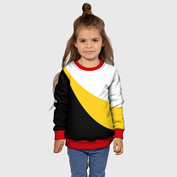 Свитшот детский Сокрушу пред ним врагов его большая хризма, цвет: 3D-красный — фото 2