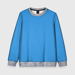 Свитшот детский Эмоция печаль - синий, цвет: 3D-меланж