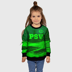 Свитшот детский PSV - green gradient посередине, цвет: 3D-черный — фото 2