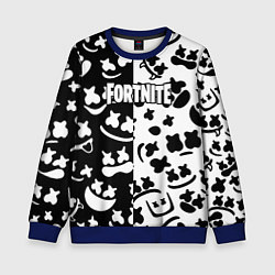 Свитшот детский Fortnite patten Marshmello, цвет: 3D-синий