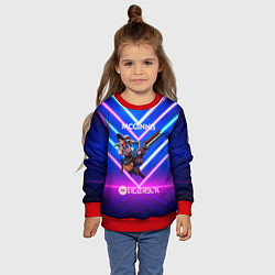 Свитшот детский McGinnis Deadlock, цвет: 3D-красный — фото 2