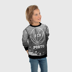 Свитшот детский Porto - grey gradient, цвет: 3D-черный — фото 2