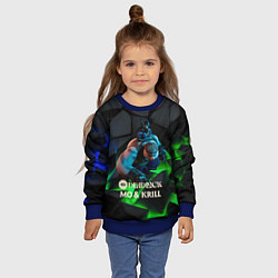 Свитшот детский Mo & Krill Deadlock, цвет: 3D-синий — фото 2
