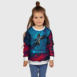 Свитшот детский Аномалия Deadlock, цвет: 3D-белый — фото 2