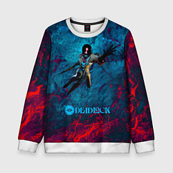 Свитшот детский Аномалия Deadlock, цвет: 3D-белый