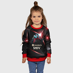 Свитшот детский Shiv Deadlock, цвет: 3D-красный — фото 2