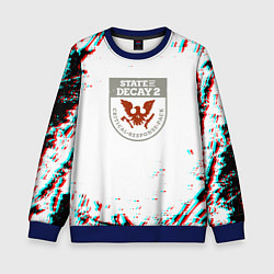 Свитшот детский State of decay краски, цвет: 3D-синий