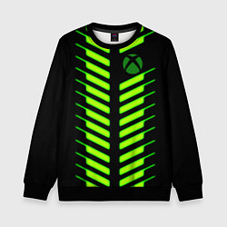Детский свитшот Xbox green line