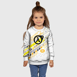 Свитшот детский Half life 3 механика, цвет: 3D-белый — фото 2