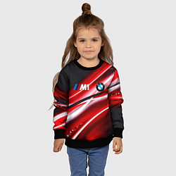 Свитшот детский BMW sport line steel, цвет: 3D-черный — фото 2