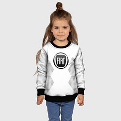 Свитшот детский Fiat white poly, цвет: 3D-черный — фото 2
