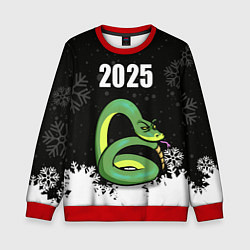 Свитшот детский Змея - 2025, цвет: 3D-красный