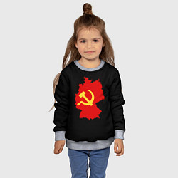 Свитшот детский Материк СССР, цвет: 3D-меланж — фото 2