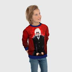 Свитшот детский Окарин из Dandadan, цвет: 3D-синий — фото 2