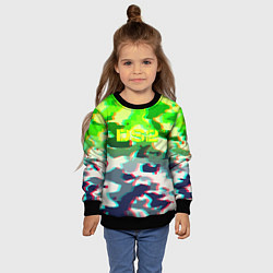 Свитшот детский Death stranding камуфляж, цвет: 3D-черный — фото 2