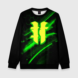 Детский свитшот Starcraft 2 кислотные соты линии