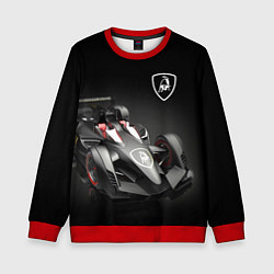 Свитшот детский Lamborghini F1, цвет: 3D-красный