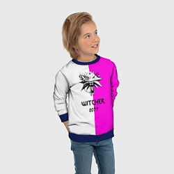 Свитшот детский The Witcher line, цвет: 3D-синий — фото 2