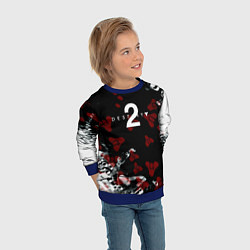 Свитшот детский Destiny 2 logo game, цвет: 3D-синий — фото 2