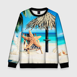 Свитшот детский Resort, цвет: 3D-черный