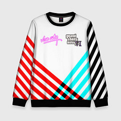 Свитшот детский GTA6 vice city line, цвет: 3D-черный
