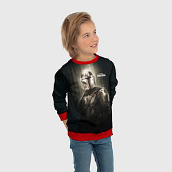 Свитшот детский Din Djarin - The Mandalorian, цвет: 3D-красный — фото 2