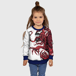 Свитшот детский Carnage - Symbiot, цвет: 3D-синий — фото 2