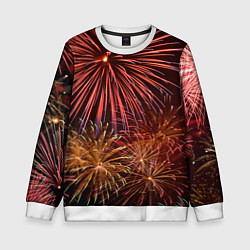 Детский свитшот Яркий красочный фейерверк